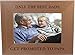 CustomGiftsNow Only The Best Dads Get Promoted To Papa 4-inch x 6-Inch Wood Picture Frame