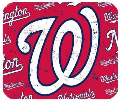 Square Mouse Pad with Special Design for Washington Nationals Fans