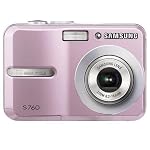 Samsung S760 Digital Camera - Pink (7.0MP, 3 xOptical Zoom) 2.5