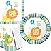 Creative Converting Sweet At One Tableware Package Including Table Cover, Plates and Napkins for 16 Guests