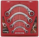 KD Tools 9840 4 Piece Half Moon Reversible GearWrench SAE Set