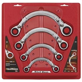 KD Tools 9840 4 Piece Half Moon Reversible GearWrench SAE Set by KD Tools