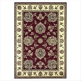 Cambridge Red Ivory Floral Mahal Oriental Rug Size: 2'2 x 7'11 Runner by 