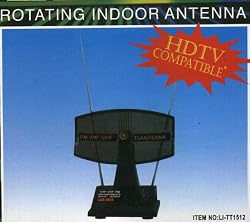 UHF/VHF/FM Rotating Indoor Antenna