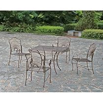 Big Sale Best Cheap Deals Iron Patio 5 Piece Dining Set