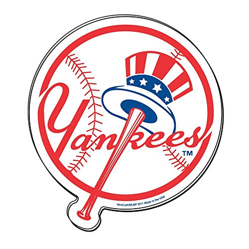 MLB New York Yankees 45762011 Premium Acrylic Carded Magnet, Small, Black