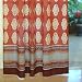 Spice Route ~ Decorative Red Orange Moroccan Tab Top Curtain 84x46
