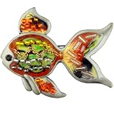 Pugster Colorful Decorated Fish Brooch