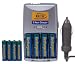 Digital Concepts Ch-3988 Nimh Rapid Charger With 4 Aa & 4 Aaa Nimh Batteries