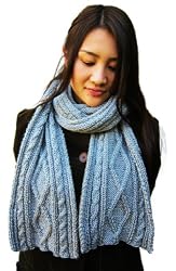 Handmade Soft Acrylic Scarf - Materpiece Knitting Collection II (Extra Large)