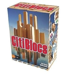 Citiblocs CTBSL300 Citiblocs Natural Colors Precision Cut Building Blocks - 300 pieces