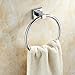 Leyden Solid Brass Chrome Finish Towel Ring Lavatory Home Decor Bath Shower Improvement Towel Racks and Holders