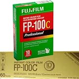Fujifilm Fujicolor Professional FP-100C Color Instant Film - ISO 100 - Case of 60 packs of 10 exposures each, 600 photos..