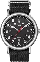 Timex Original Unisex Quartz Watch with Black Dial Analogue Display and Black Nylon Strap - T2N647PF