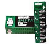 1 Box of 100 Maxell 1.55v Silver Oxide Watch Batteries 364 SR621SW