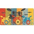 MJ Lew - Heart Beat Kunstdruck Pop & Op Art 61x30 cm