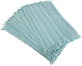 DII Coastal Beach Glass Aquas Fringed Placemat, Set of 6 DII Coastal Beach Glass Aquas Fringed Placemat, Set of 6