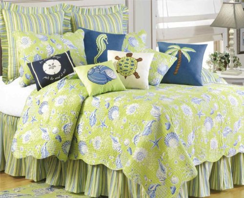 Quilt, Green Shells