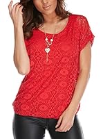 Fleur Bleue Camiseta Manga Corta Carole (Rojo)