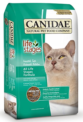 CANIDAE All Life Stages Cat Food Made With Chicken, Turkey, Lamb & Fish Meals, 4 lbs