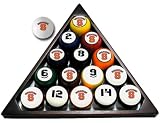 Billiard Pool Ball Set Syracuse University Orangemen