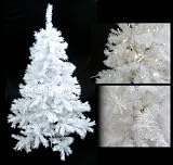 SNOW WHITE ARTIFICIAL CHRISTMAS TREE 6FT / 180CM INCLUDING STAND ** HIGH QUALITY XMAS TREE WITH 680 TIPS - IDEAL FOR CHRISTMAS DECORATIONS **