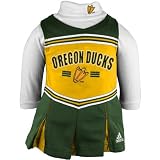 adidas Oregon Ducks Green Infant Two-Piece Cheerleader Dress