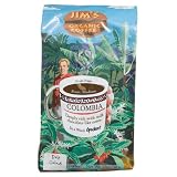 Jim's Organic Coffee Colombian Whole Bean, 12-Ounce Packages (Pack of 3)