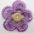 Handmade Decorative Cupcake Topper - Flower Pin Gift Idea (Crocheted By Hand/one-of-a-kind) Handmade Decorative Cupcake Topper - Flower Pin Gift Idea (Crocheted By Hand/one-of-a-kind)