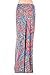 82 Days Women'S Poly Span Paisley Prints Maxi Skirt - Paisley