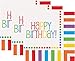 Rainbow Birthday Luncheon Napkins, 16ct (3 PACK)