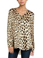 Amrita Singh Blusa Seda Cindy (Leopardo)