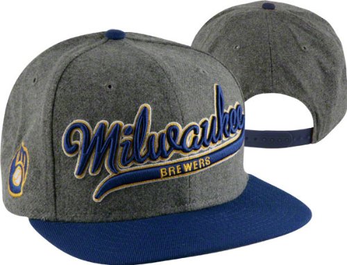 Milwaukee Brewers New Era 9FIFTY Scripter 2 Cooperstown Snapback Adjustable Hat