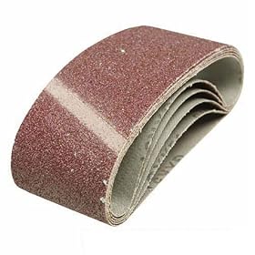 Silverline 603333 5 Pack 60 Grit, 60 x 400 mm Sanding Belts