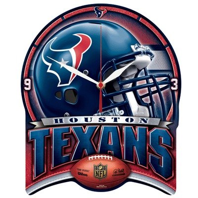 Houston Texans High Definition Clock