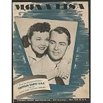 Mona Lisa Sheet Music with Photograph of Alan Ladd & Wanda Hendrix book cover