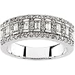 14K White Gold Diamond Wedding/Anniversary Band - 1.00 Ct.