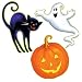 3 Cutouts Cat, Pumpkin & Ghost