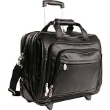 McKlein USA I Series Gold Coast Leather Detachable-Wheeled Laptop Case