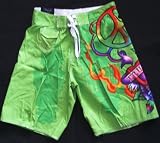 Body Surf by BASIX Mens Board Shorts True Love Print (4 color choices)