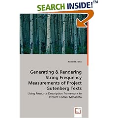 Generating and Rendering String Frequency Measurements of Project Gutenberg Texts: Using Resource Description Framework to Present Textual Metadata