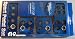 Nokya Sport Pedal Set - MT 4-piece with Rest Pedal in Blue Motorsports finished
