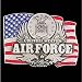 U.S. Air Force Flag Enameled Belt Buckle
