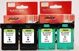 4PK reman 2 HP 92 C9512FN 2 HP 93 C9361WN Ink Cartridge Set