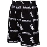 NCAA Chicago White Sox Youth Black Supreme Boxer Shorts (Large)