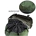 15L Waterproof Mountain Road Bicycle Rack Bag Cycling Double Side Rear Rack Tail Seat Trunk Bag Pannier -Army Green