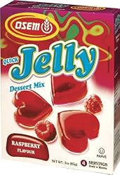 Osem Jel Dessert Mix - Raspberry, 3-Ounce Boxes (Pack of 24)