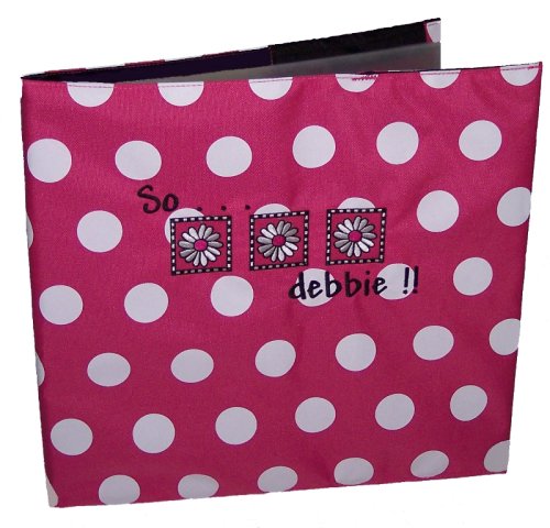 ScrapBug SD1407 So Debbie Pink Polka-Dot Scrapbook 