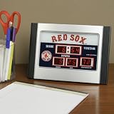 Boston Red Sox Alarm Scoreboard Clock