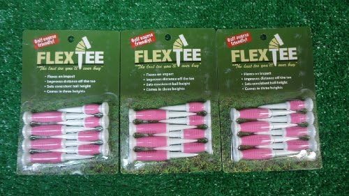FLEX TEE - PINK - 3 CARDS 24 Count by Flex Tee
